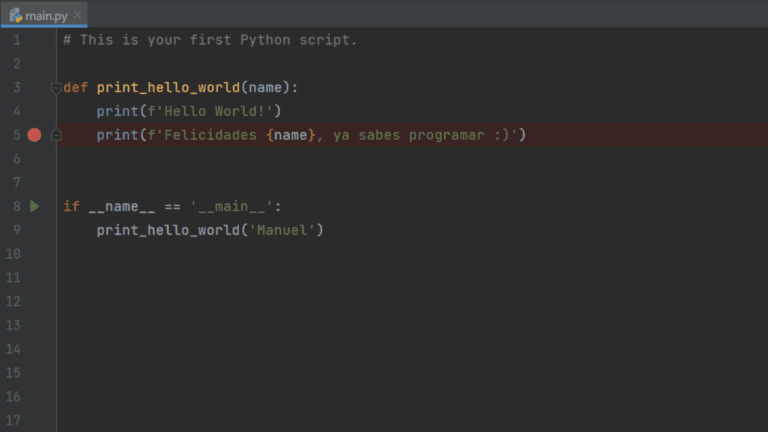 Código Python