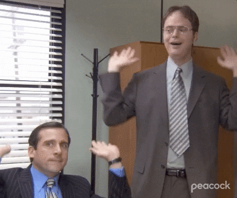 the office celebration